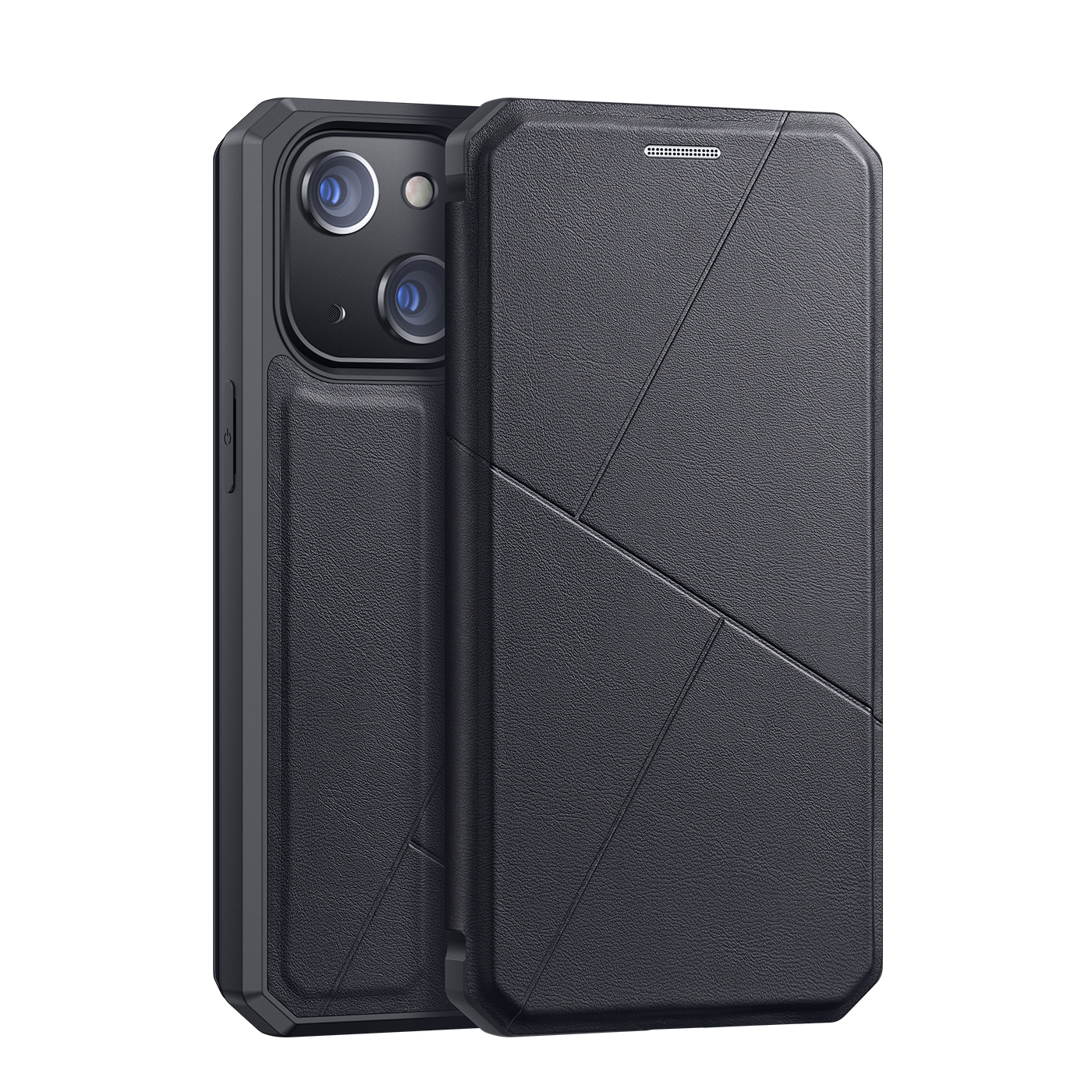 

Чехол книжка для iPhone 13 Mini 5.4", Dux Ducis Skin X черный, iPhone 13 Mini 5.4"