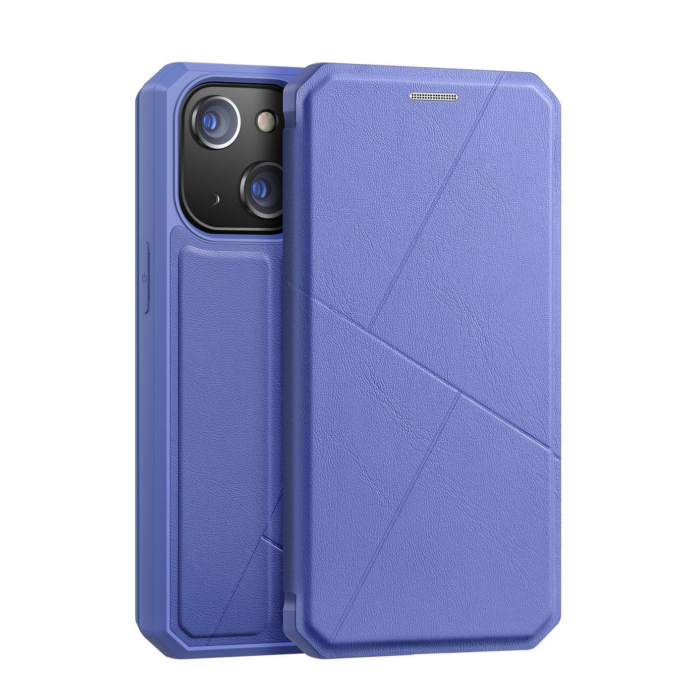 

Чехол книжка для iPhone 13 Mini 5.4", Dux Ducis Skin X синий, iPhone 13 Mini 5.4"