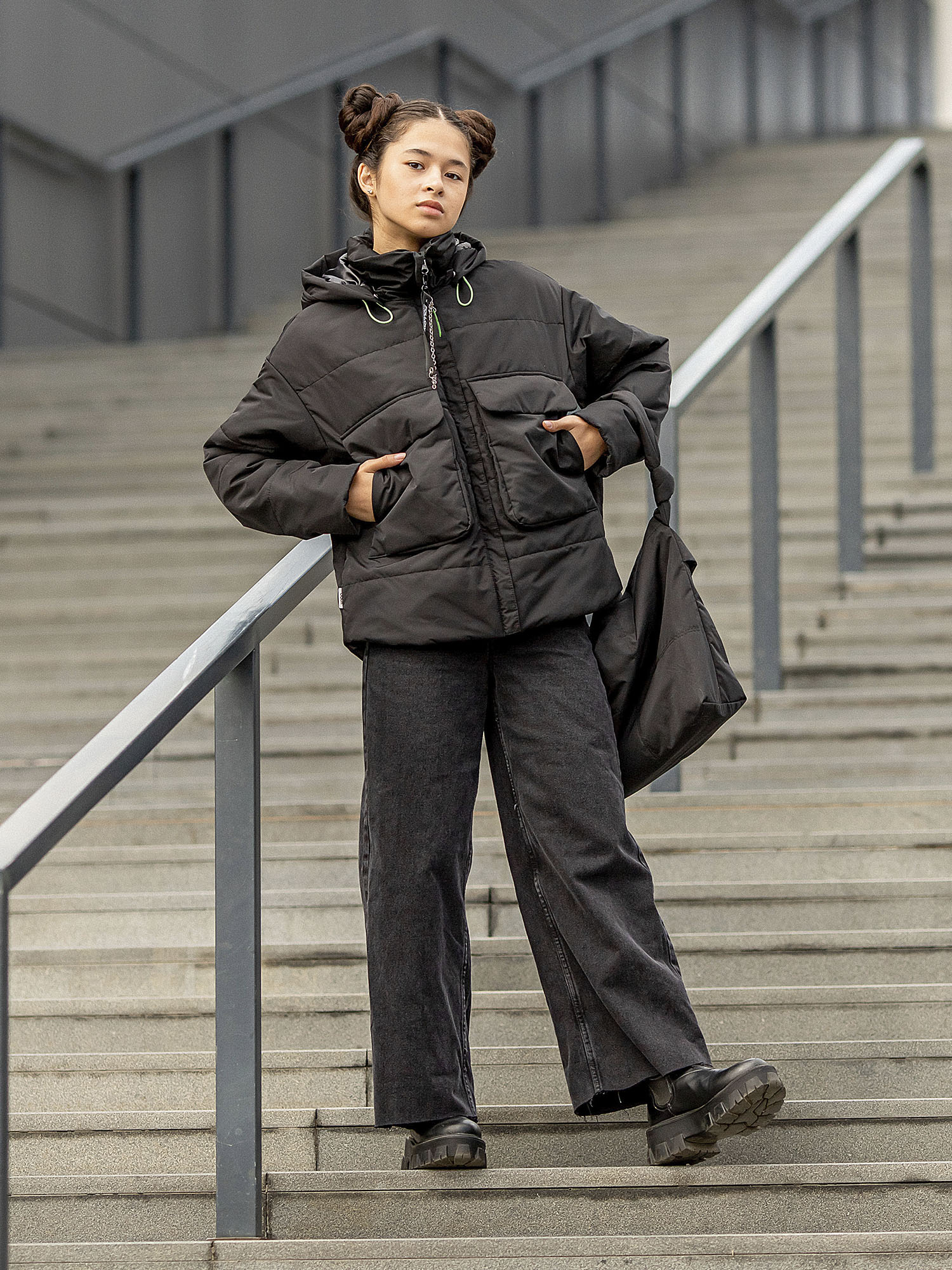 

Куртка детская Batik Айлиш 420-22в цв.черный р.152, 420-22в