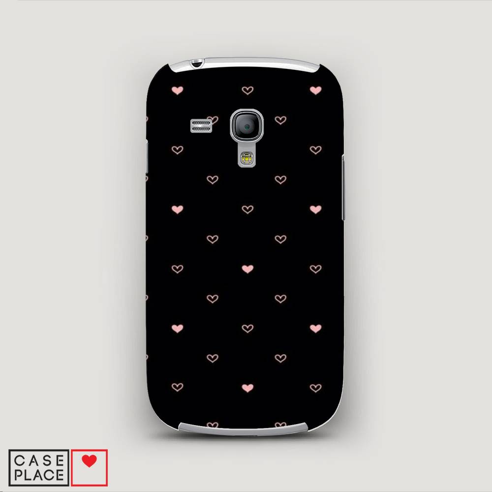 

Чехол Awog "Черный фон и сердечки" для Samsung Galaxy S3 mini