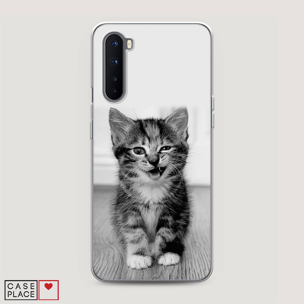 

Чехол Awog на OnePlus Nord / ВанПлас Nord "Подмигивающий котенок", Черный;серый, 151350-1