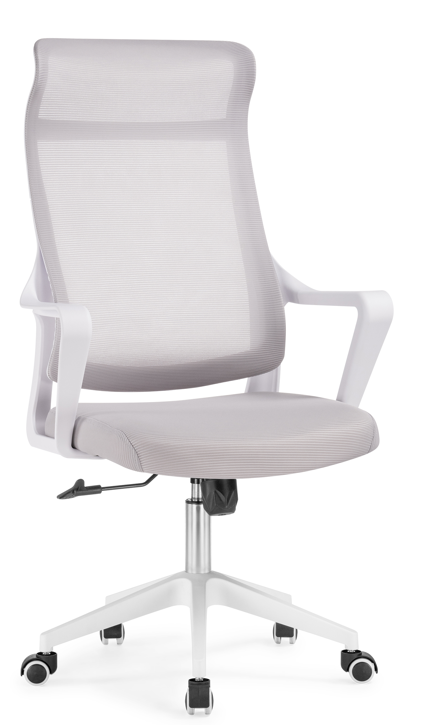 

Компьютерное кресло ЛайфМебель Rino light gray / white, Серый, Rino