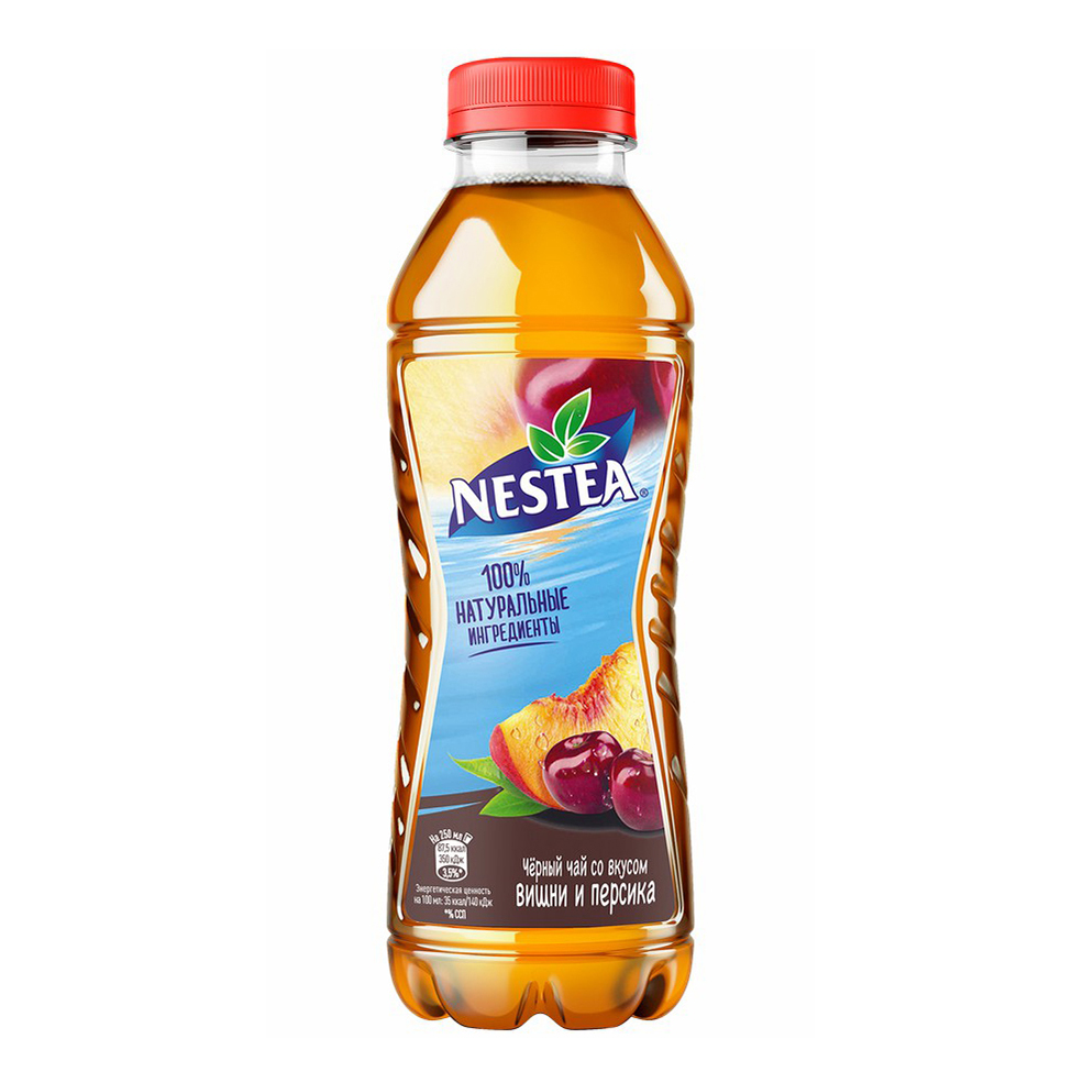 

Холодный чай Nestea черный вишня и персик 0,5 л