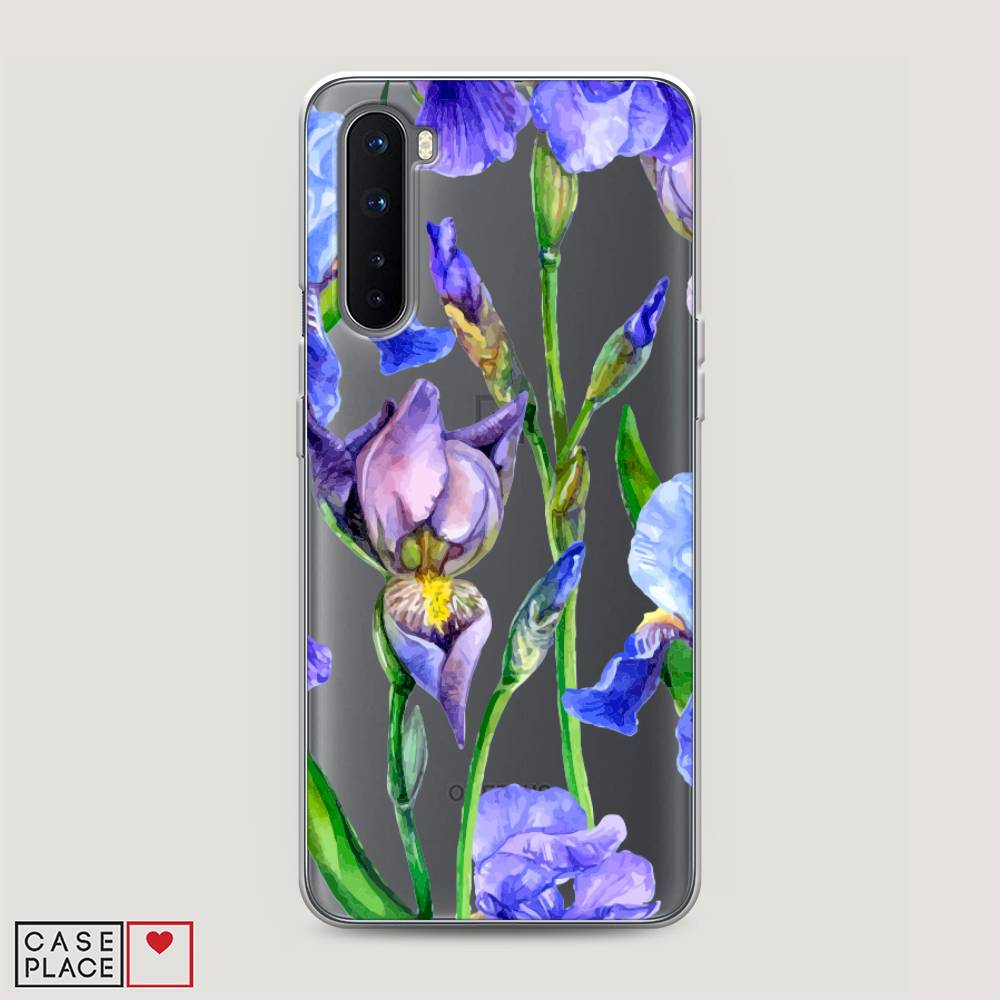 

Чехол Awog на OnePlus Nord / ВанПлас Nord "Синие ирисы", Фиолетовый;голубой;зеленый, 151350-8