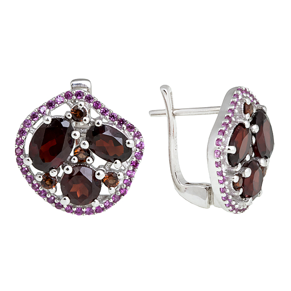 

Серьги из серебра с гранатом Balex Jewellery 2410931717, 2410931717