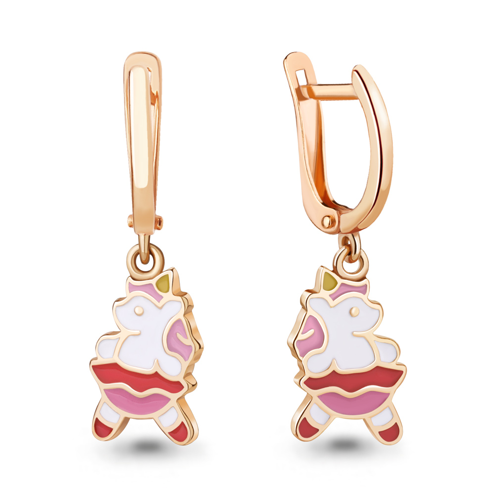 

Серьги из серебра с эмалью Aquamarine 34245_925_з, 34245_925_з