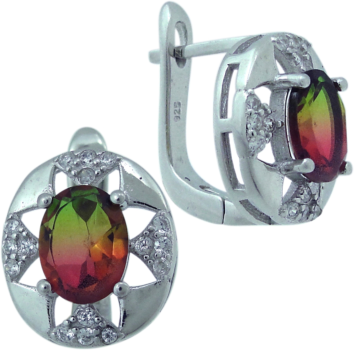 

Серьги из серебра с кварцем Balex Jewellery 2405937581, 2405937581