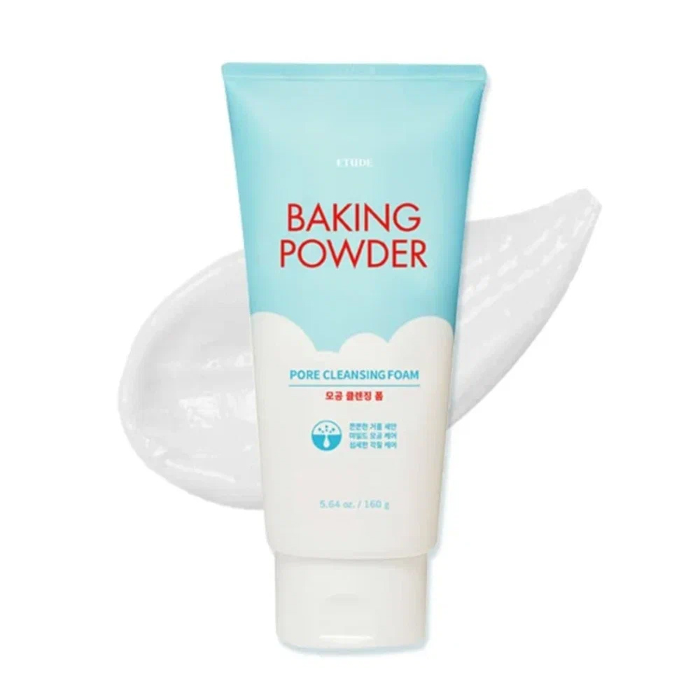 Пенка для умывания Etude Baking Powder Pore Cleansing Foam Очищающая, 160 мл