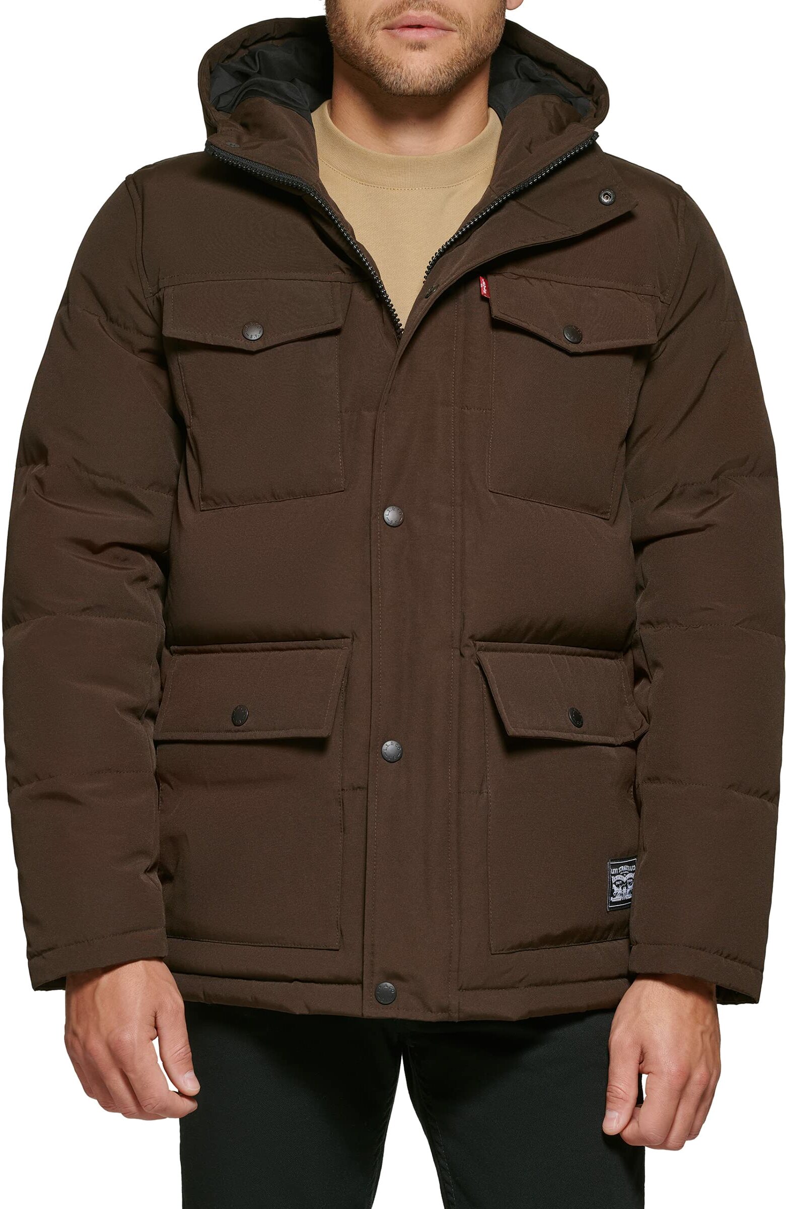 

Куртка мужская Levi's LM0RP320-BRN коричневая L, Коричневый, LM0RP320-BRN