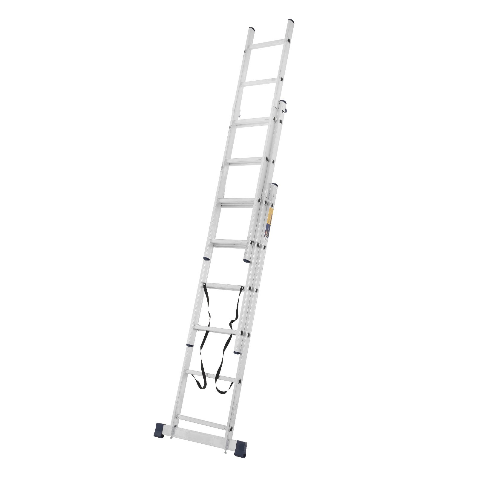 Лестница ТУНДРА 7533884, трехсекционная, алюминиевая, 6 ступеней лестница трехсекционная 282×476×646 см
