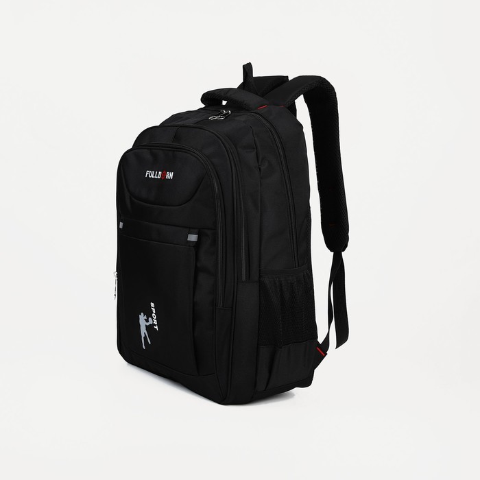 Рюкзак мужской Fulldorn 9625387 черный, 54х17х37 см