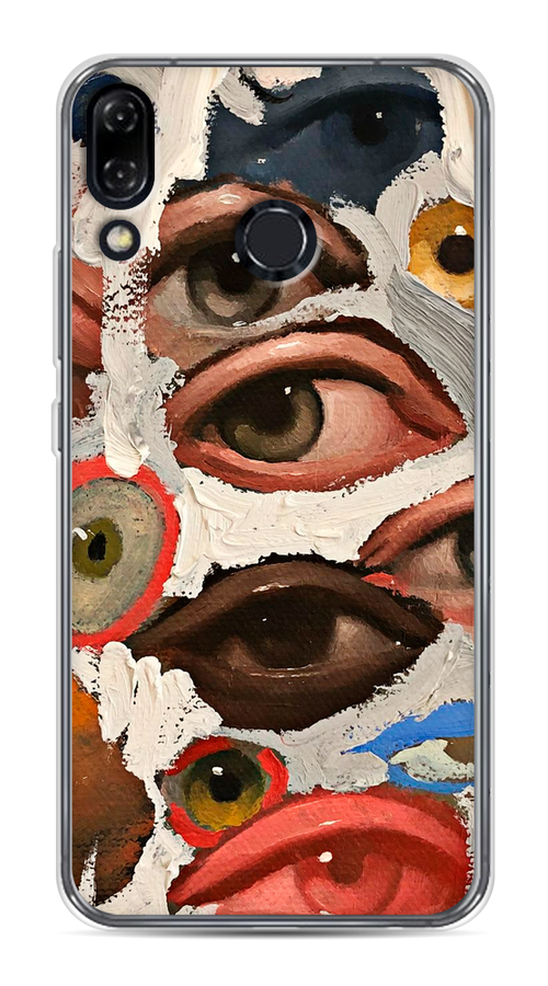 

Чехол Awog на Asus Zenfone 5Z ZS620KL "Глаза масляная живопись", Серый;бежевый;красный, 43450-7