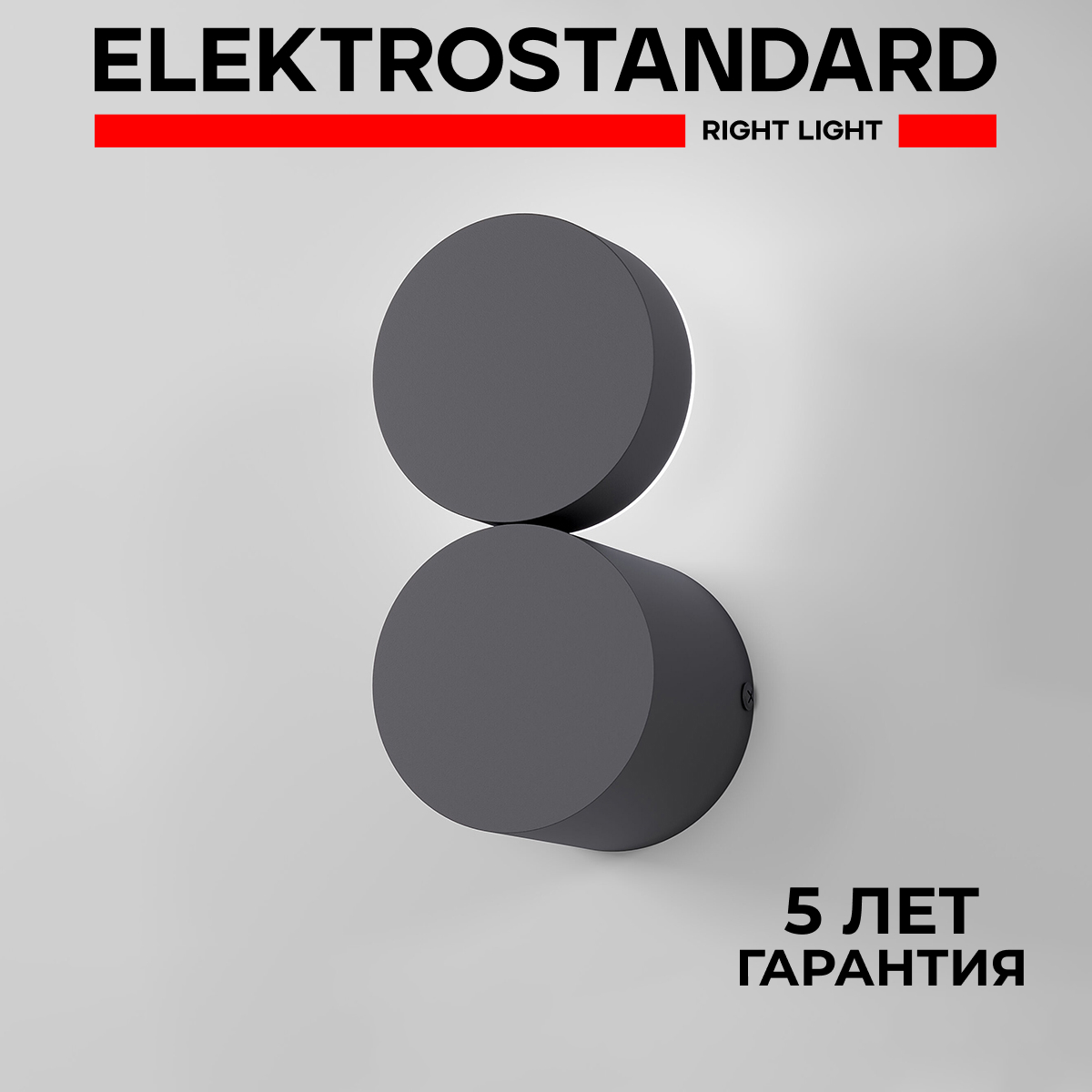 Настенный светодиодный светильник Elektrostandard Brioni 40131/LED черный 6 Вт 3000 К