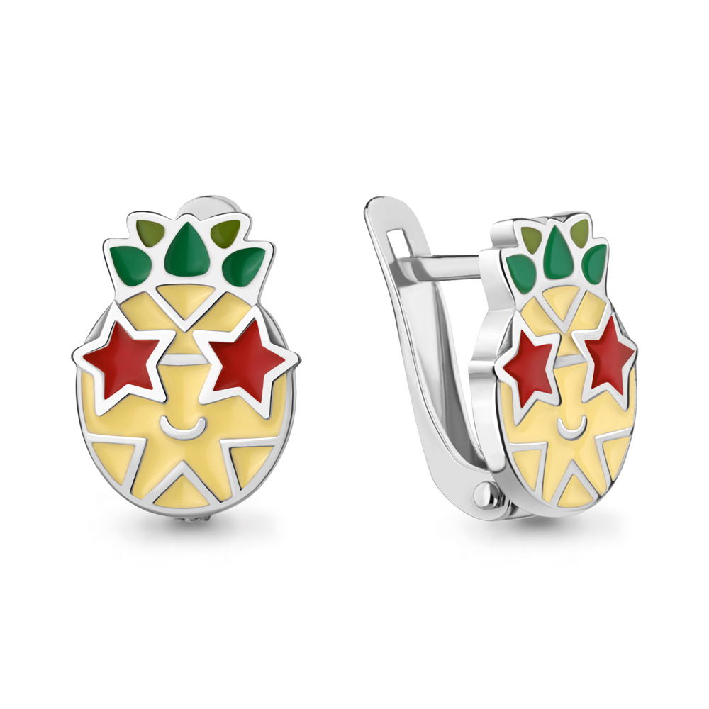 

Серьги из серебра с эмалью Aquamarine 34235_925_р, 34235_925_р