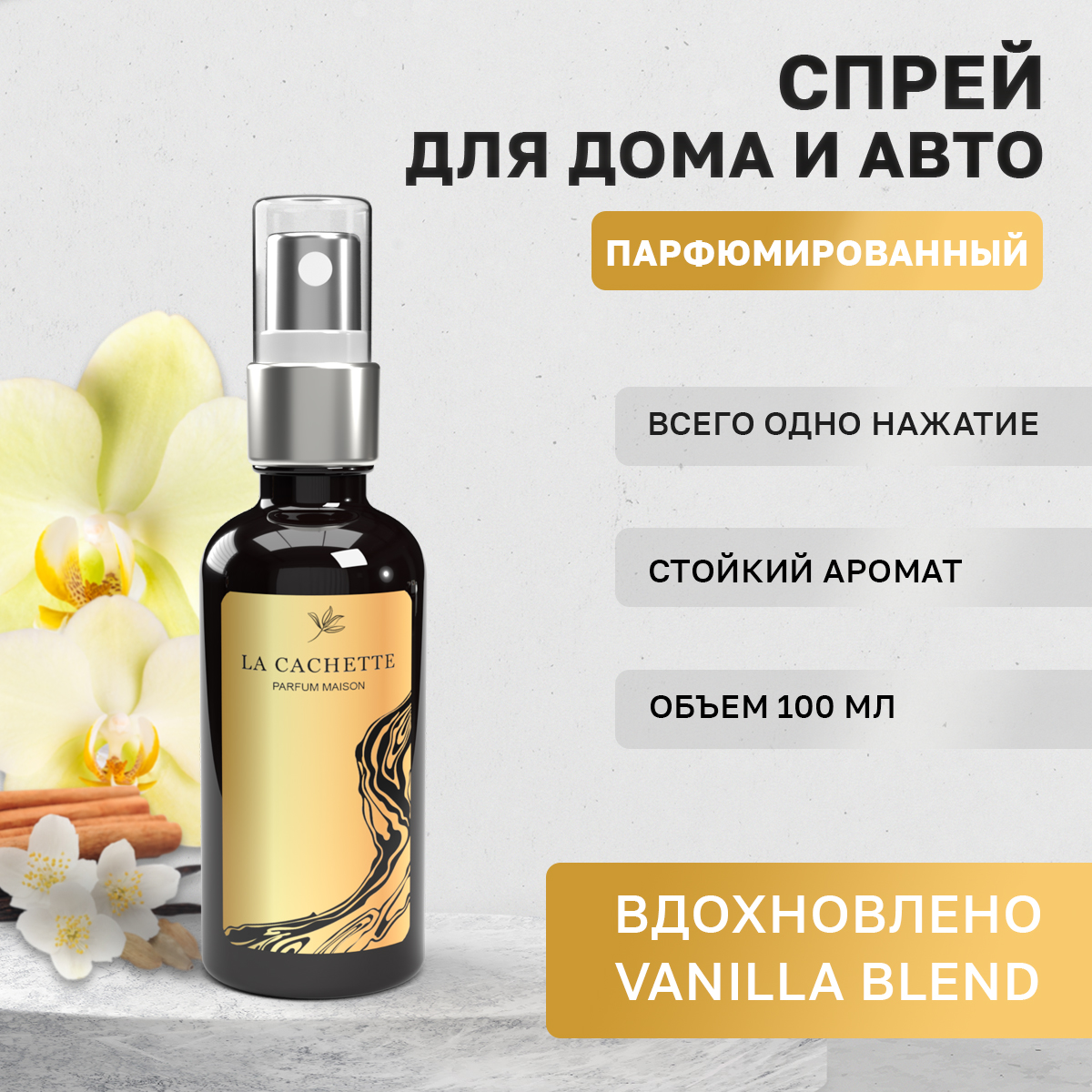 Ароматизатор в машину La Cachette WB108132-SP Vanilla Blend 720₽