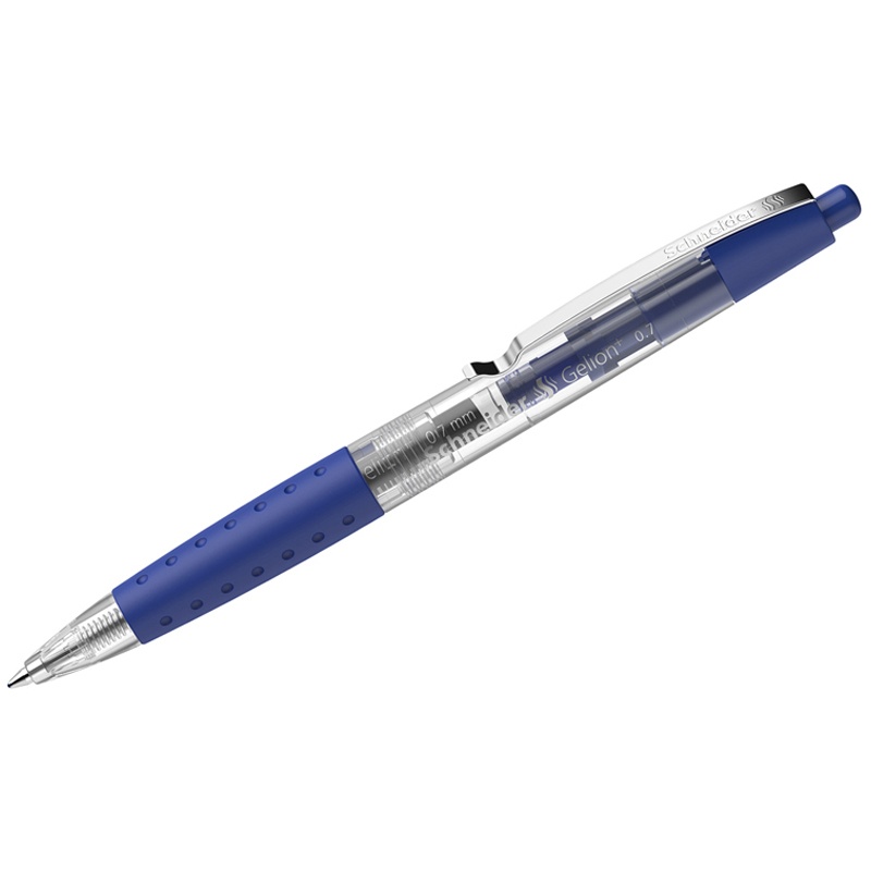 Ручка гелевая Schneider автоматическая Gelion+ синяя, 0,7 мм