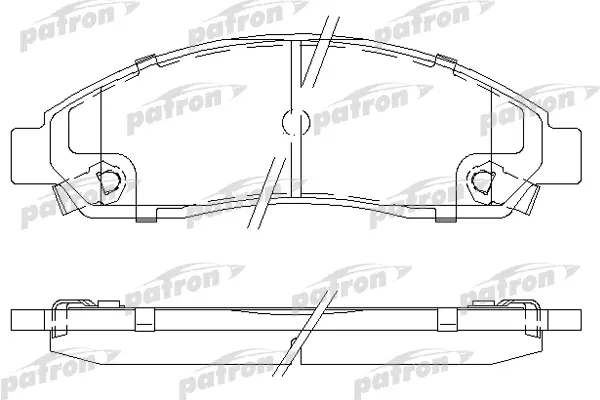 

Колодки тормозные дисковые передн ISUZU: D-MAX 02- (GW HOVER) PATRON PBP1816