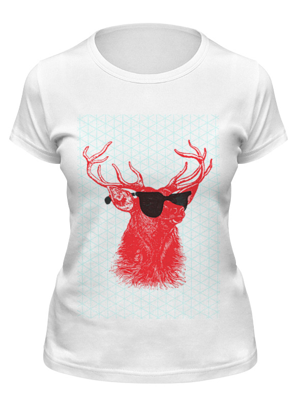 

Футболка женская Printio Deer белая 2XL, Белый, Deer