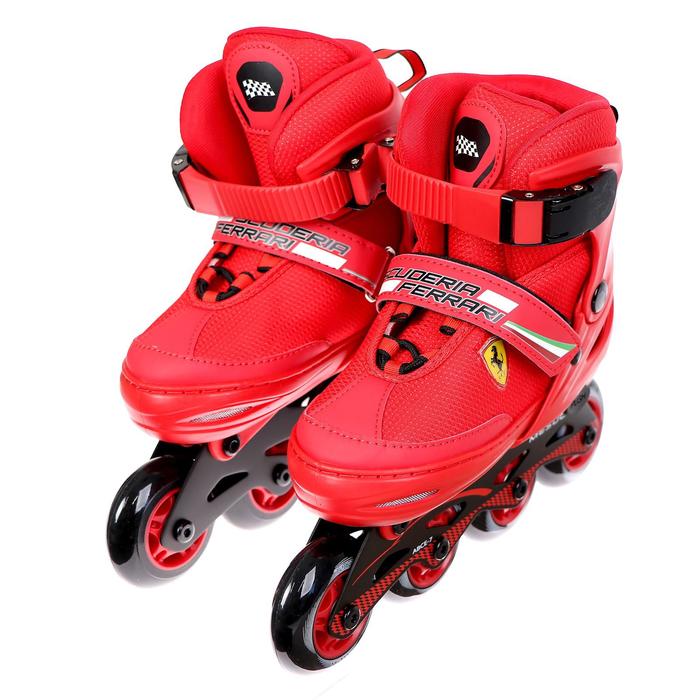 

Ролики Ferrari размер 34-37, колеса полиуретан, ABEC 7, цвет красный, размер 34-37, колеса полиуретан, ABEC 7, цвет красный