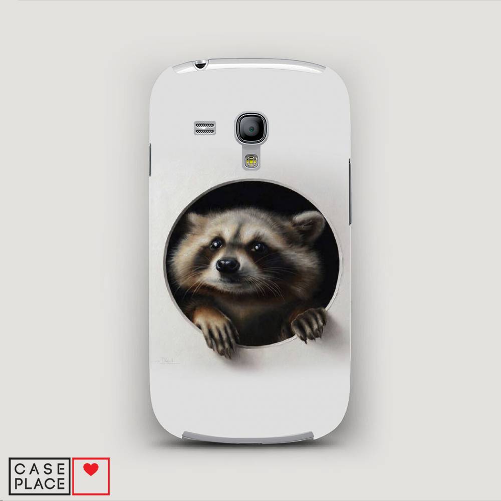 

Чехол Awog "Любопытный енот" для Samsung Galaxy S3 mini