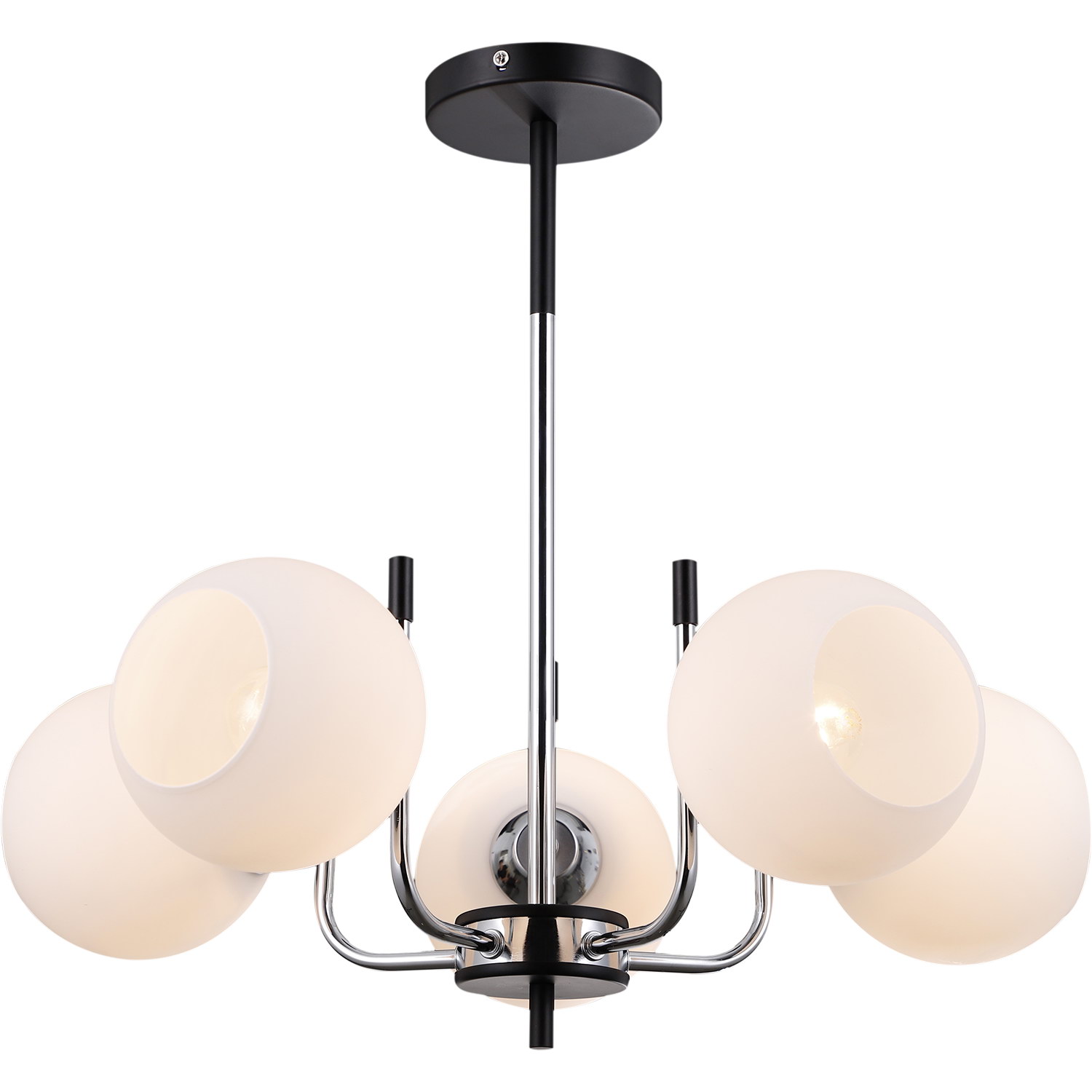 

Люстра потолочная illumico IL0371-5PSQ-79 BK CR
