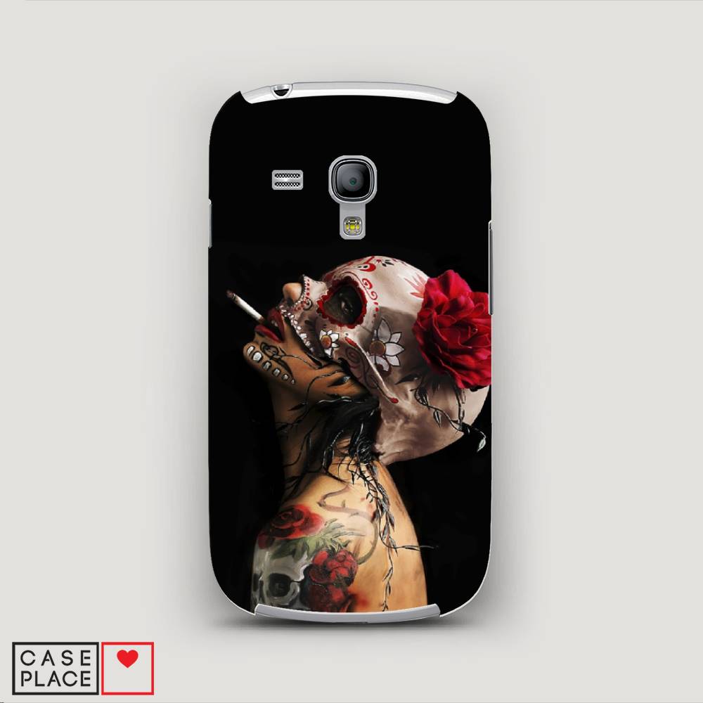 

Чехол Awog "Девушка с черепом" для Samsung Galaxy S3 mini