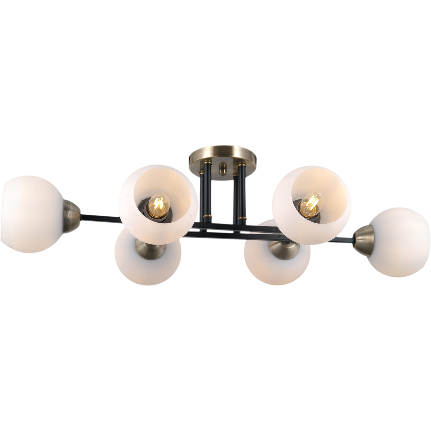 

Люстра потолочная illumico IL0395-6CBSQ-79 BK WT