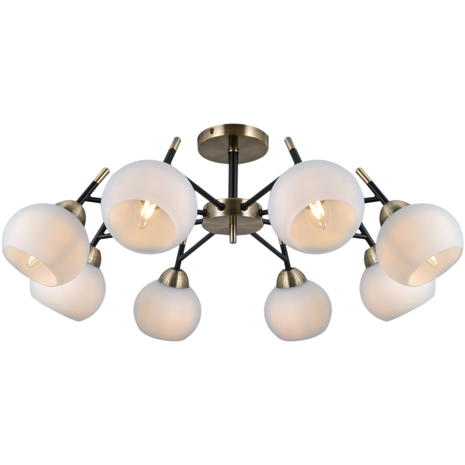 

Люстра потолочная illumico IL0375-8CBSQ-79 BK WT