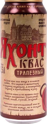 

Квас хлебный Яхонт Трапезный 0,5 л