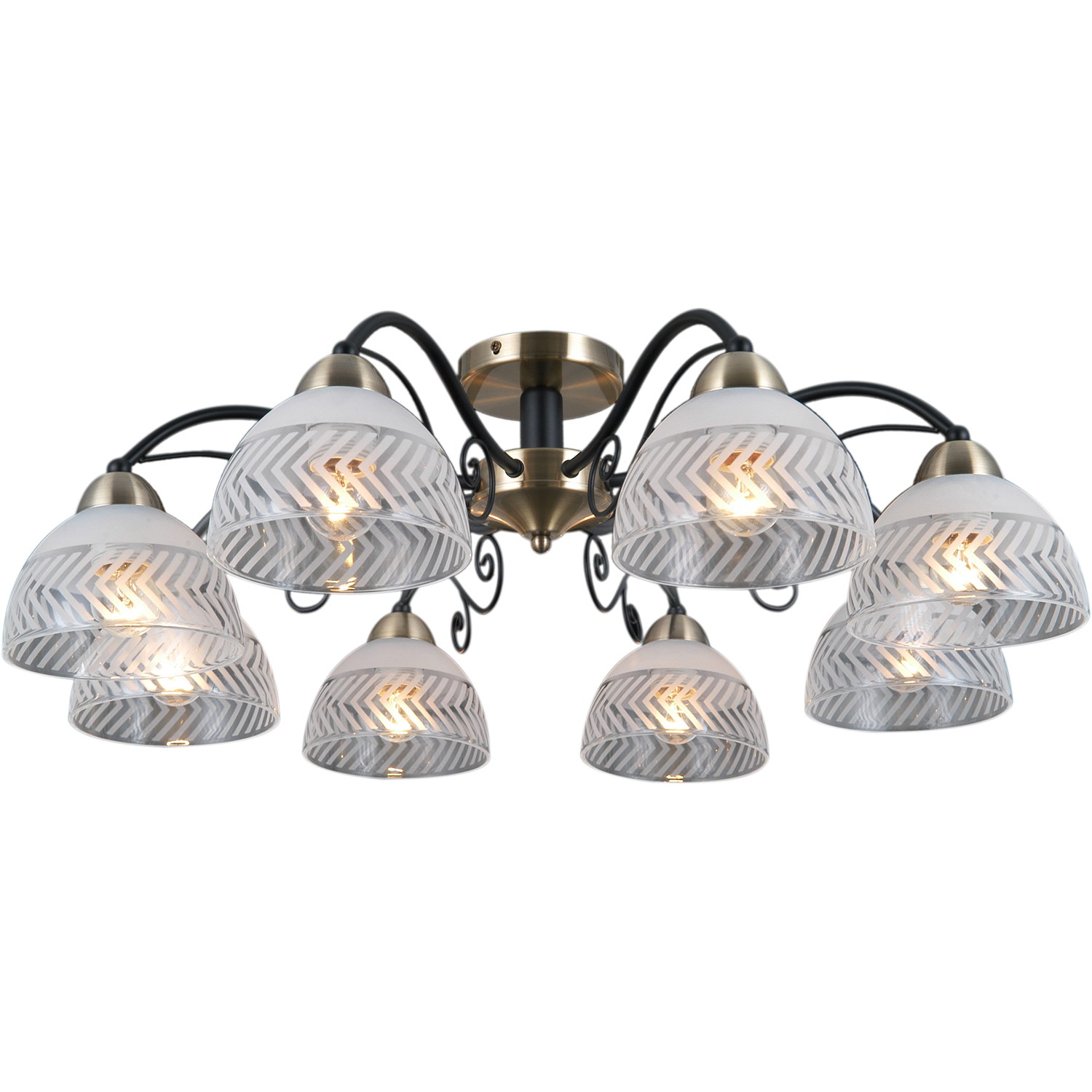 

Люстра потолочная illumico IL0435-8CSQ-79 AB BK
