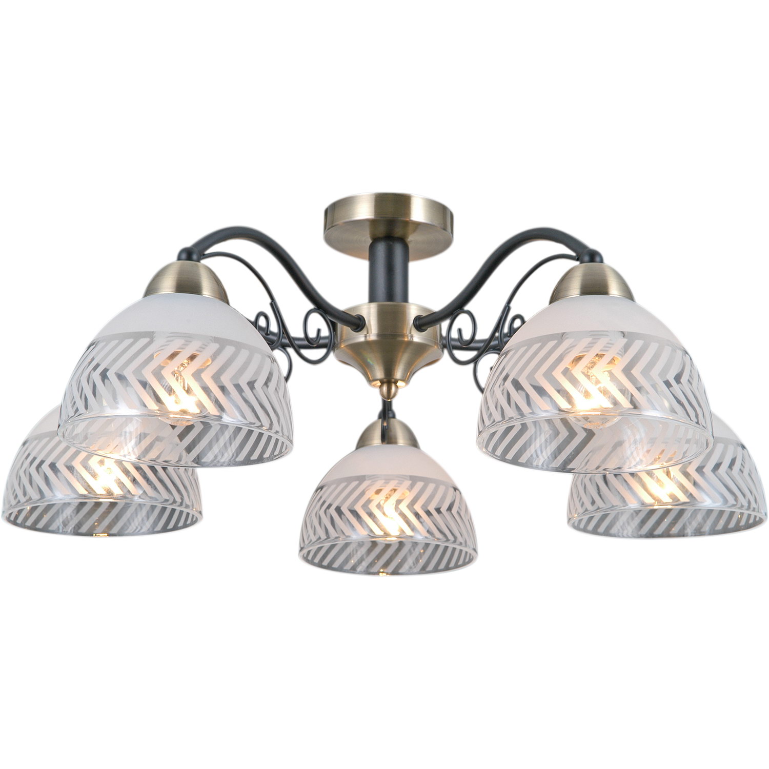 

Люстра потолочная illumico IL0435-5CSQ-79 AB BK