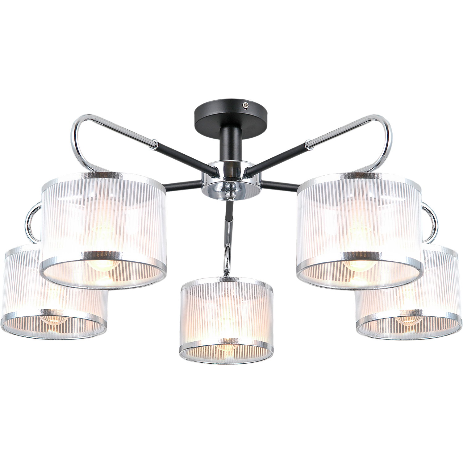 

Люстра потолочная illumico IL0384-5CSQ-79 CR BK
