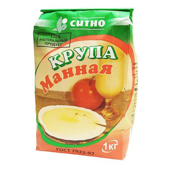 

Крупа манная Ситно 1 кг