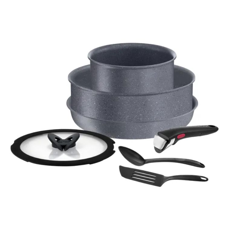 

Набор комбинированный Tefal Ingenio Natural Force 7 предметов, Серебристый