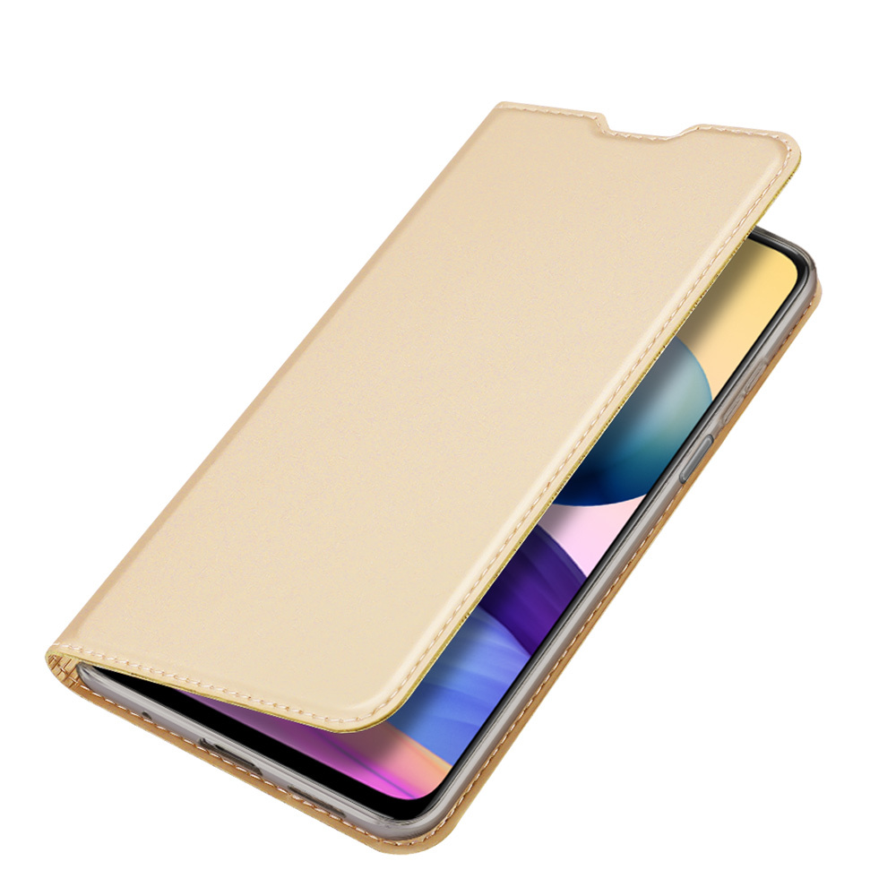 фото Чехол книжка для samsung galaxy a22 4g, dux ducis skin pro, золотой