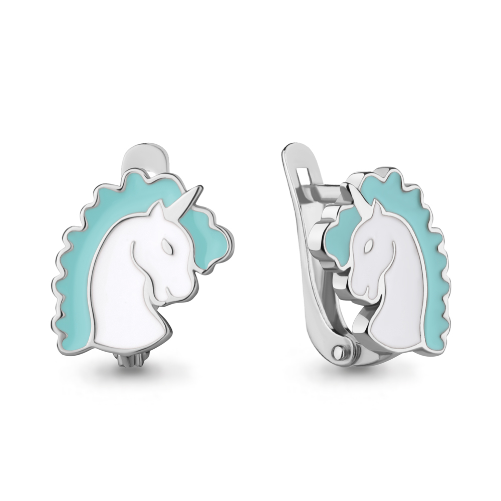 

Серьги из серебра с эмалью Aquamarine 34233_925_р, 34233_925_р