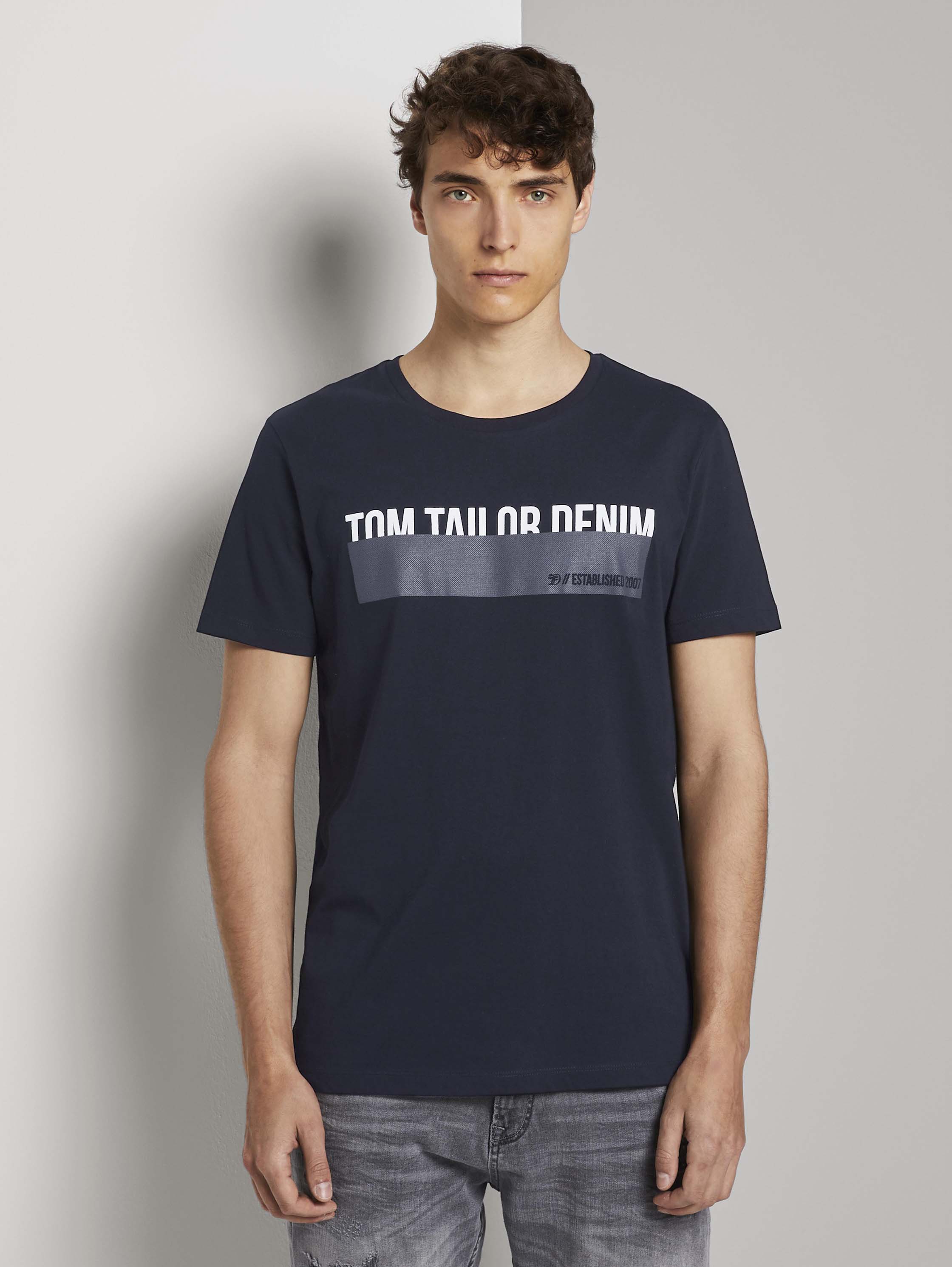 

Футболка мужская 1016303 TOM TAILOR черная M, 1016303