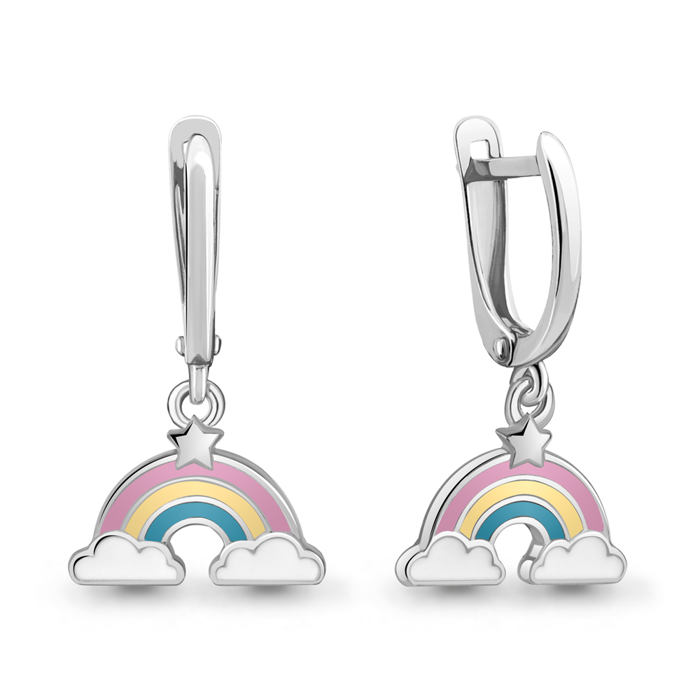 

Серьги из серебра с эмалью Aquamarine 34214_925_р, 34214_925_р