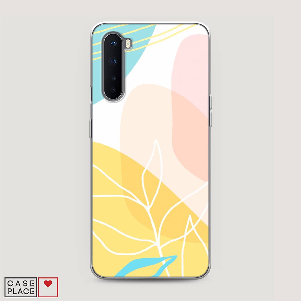 

Чехол Awog на OnePlus Nord / ВанПлас Nord "Летнее настроение", Желтый;голубой;розовый, 151350-10