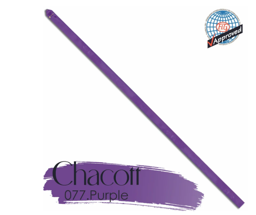 Лента для художественной гимнастики Chacott Ribbon 5м 077 Purple