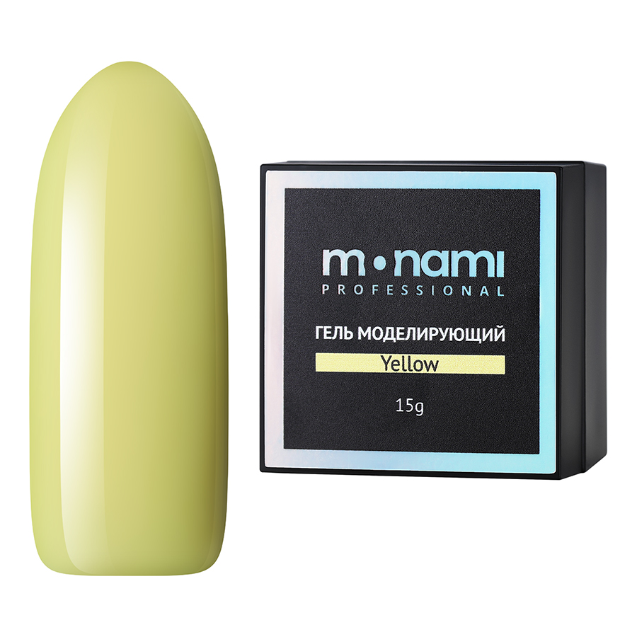 Гель для наращивания Monami Professional Yellow, 15 г