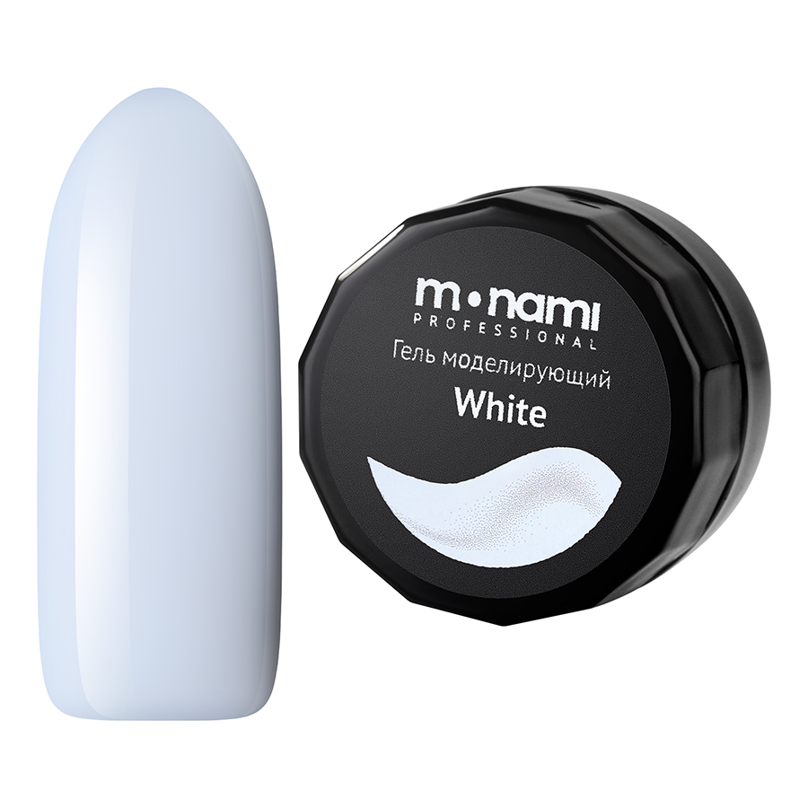 Гель для наращивания Monami Professional White, 5 г