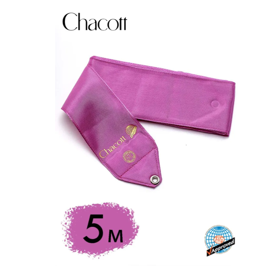 Лента для художественной гимнастики Chacott Ribbon 5м 043 Pink