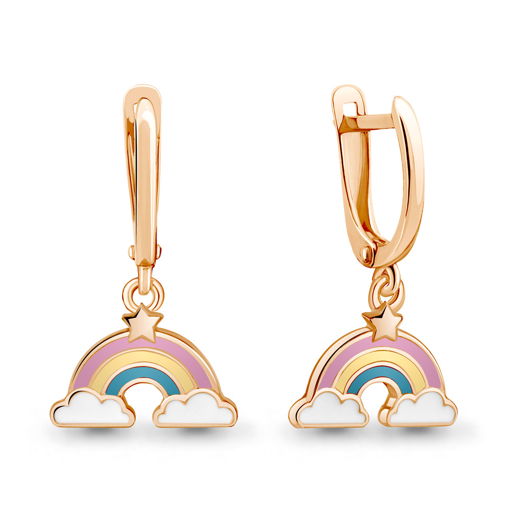 

Серьги из серебра с эмалью Aquamarine 34214_925_з, 34214_925_з