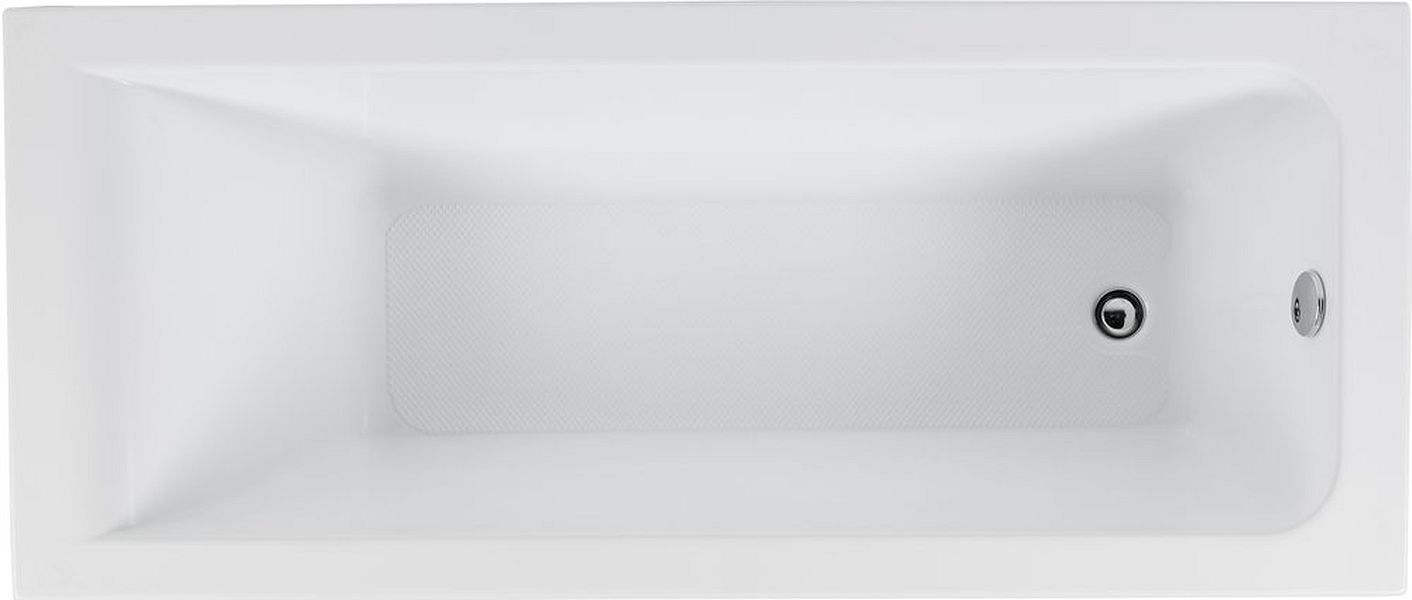 Ванна акриловая Aquanet Bright 165х70 белая (229217) ежедневник в тонкой обложке с тиснением shine bright а5 80 листов