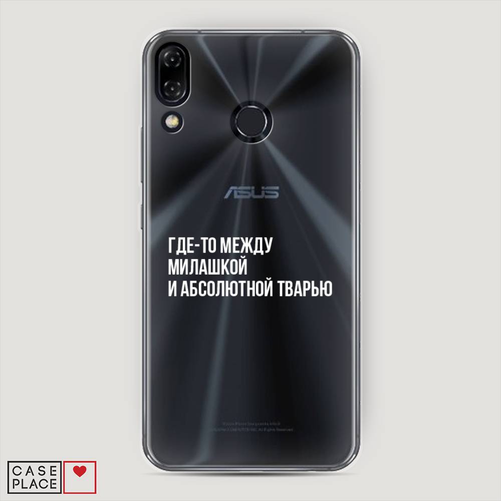 фото Чехол awog "почти милашка" для asus zenfone 5z zs620kl