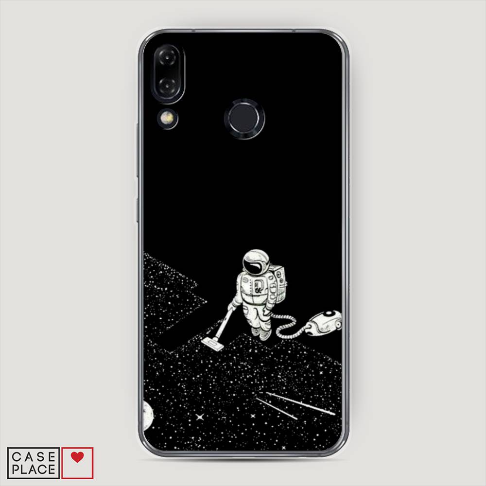 фото Чехол awog "космонавт с пылесосом" для asus zenfone 5z zs620kl
