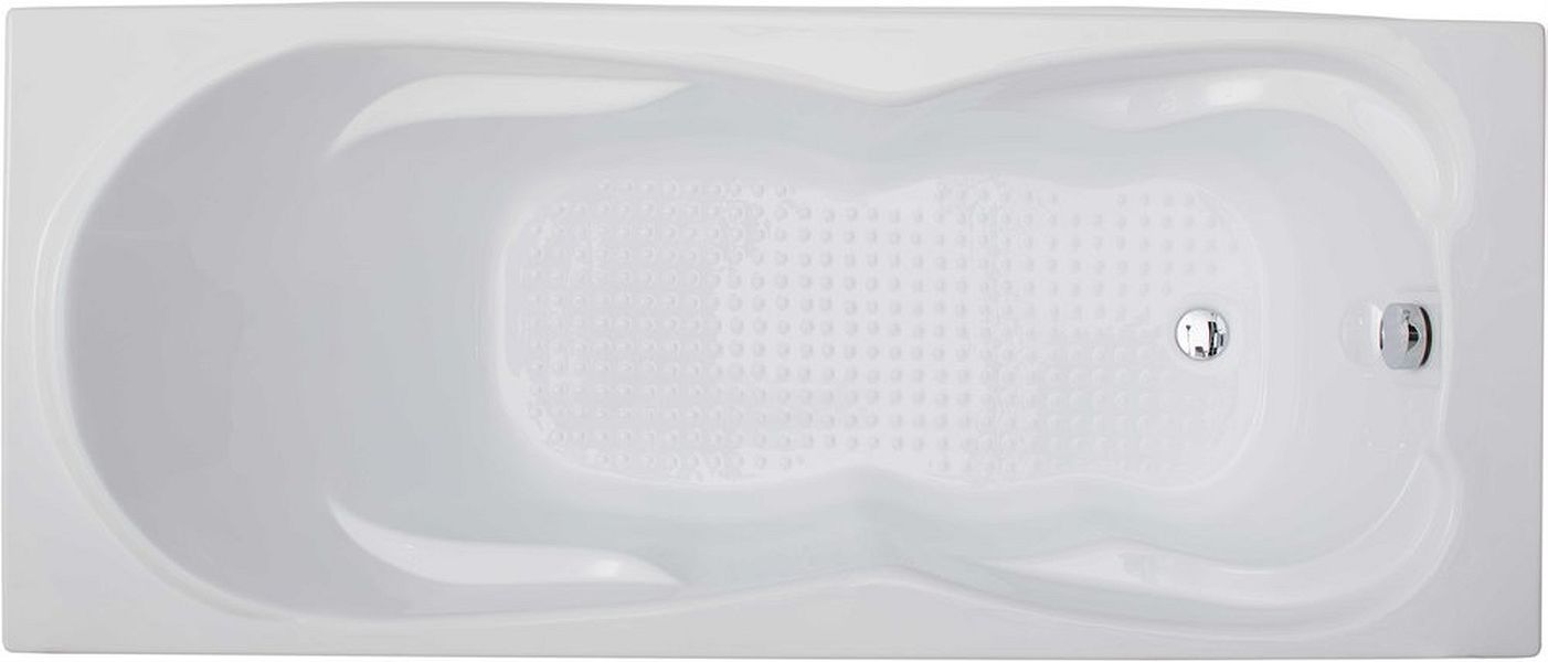 Ванна акриловая Aquanet Viola 180х75 белая (242744) средство для очистки акриловых поверхностей aquanet