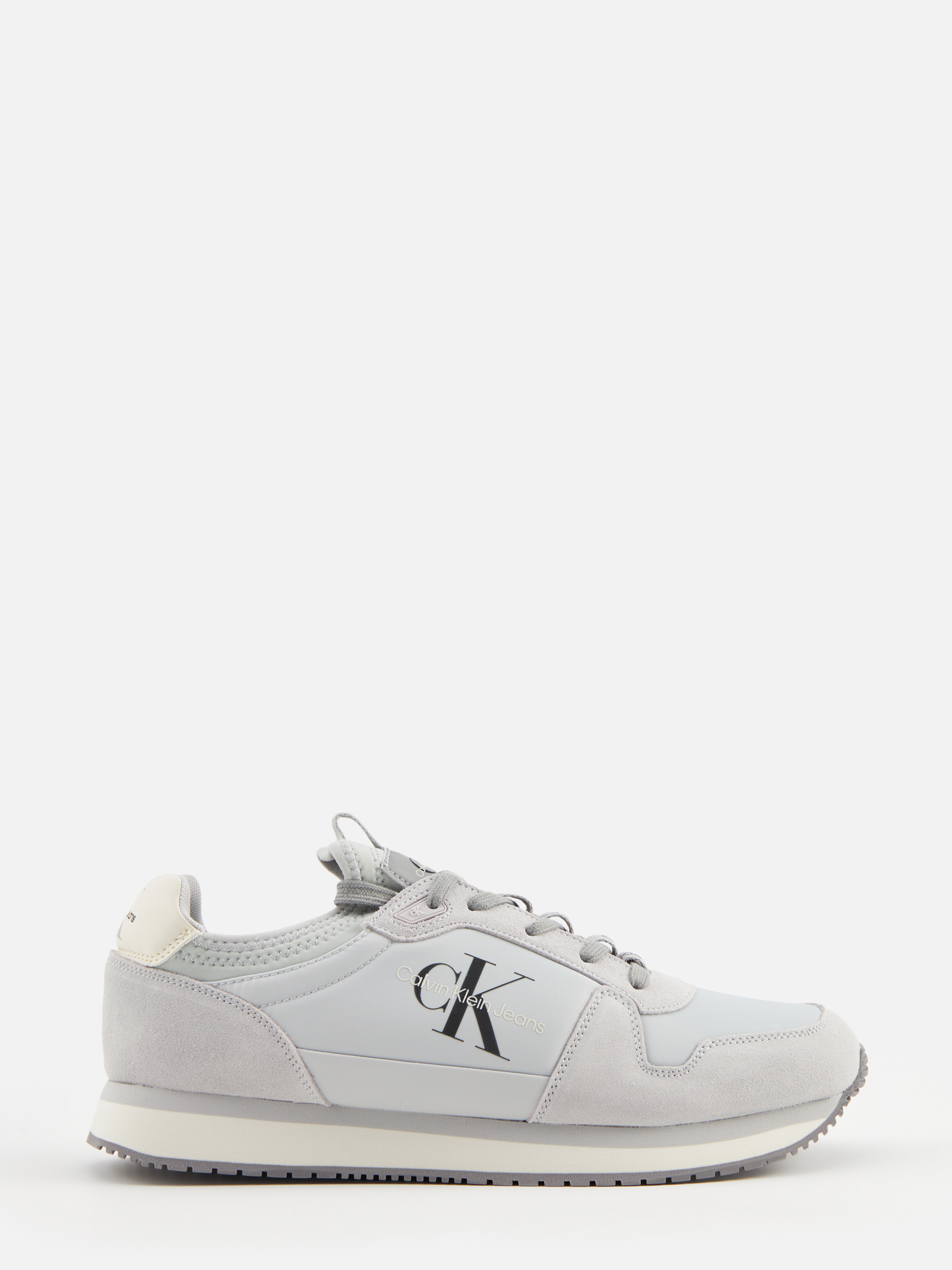 

Кроссовки мужские Calvin Klein YM0YM00553 серые 44 RU, Серый, YM0YM00553