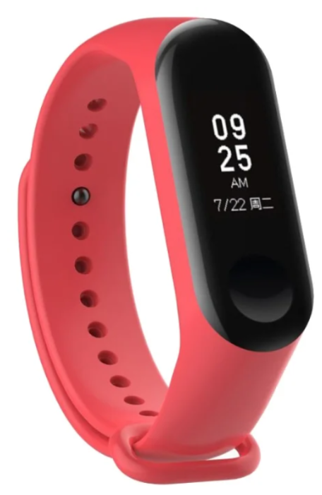 

Ремешок силиконовый для Xiaomi Mi Band 5 красный, j-71